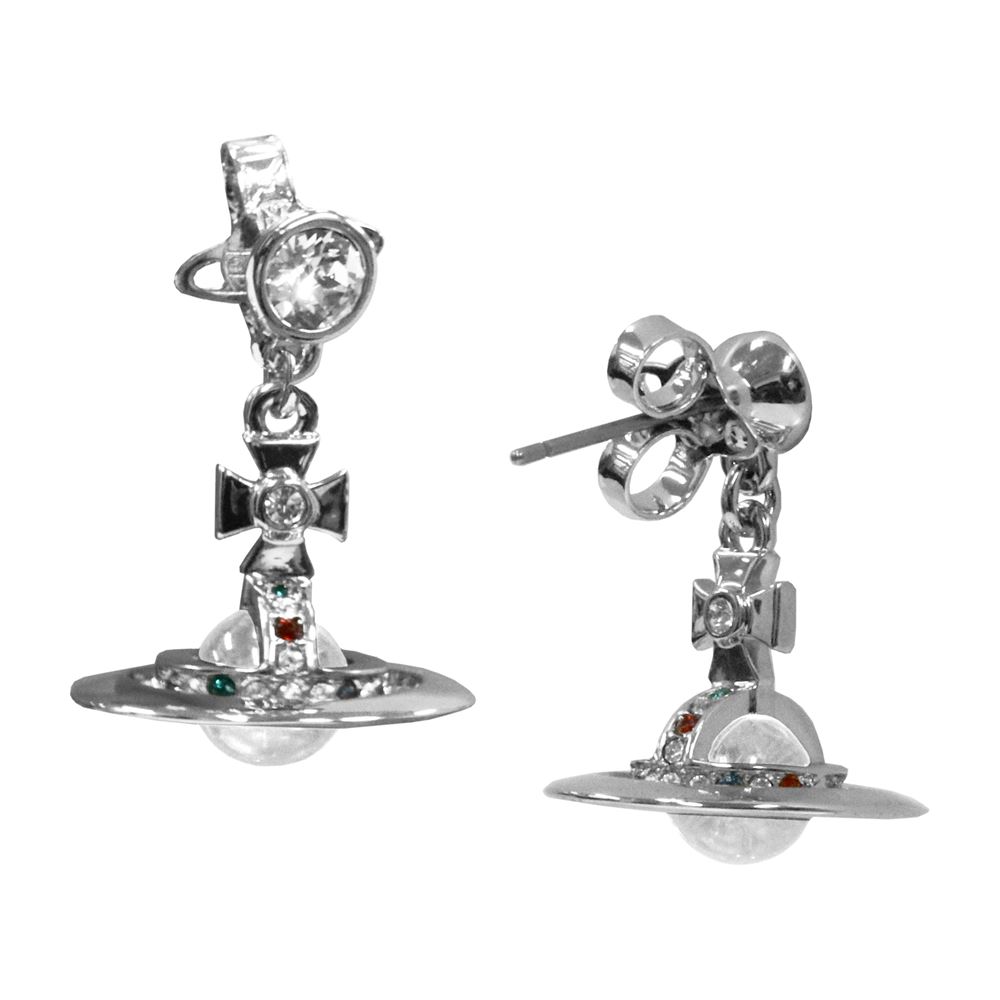 ヴィヴィアンウエストウッド Vivienne Westwood ピアス NEW PETITE ORB 62020032-02P019 シルバー ビビアン 女性用 アクセサリー ジュエリー 高級 人気 ブランド おしゃれ おすすめ 贈り物 ホワイトデー 母の日 クリスマス|Rocobi