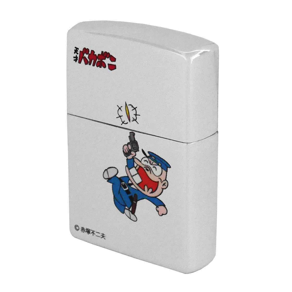 ZIPPO　赤塚不二夫　天才バカボン　目ン玉つながりのおまわりさん　クロームポリッシュ　ギフト プレゼント 成人式 お祝い 父の日]【バレンタイン】【ホワイトデー】【クリスマス】画像
