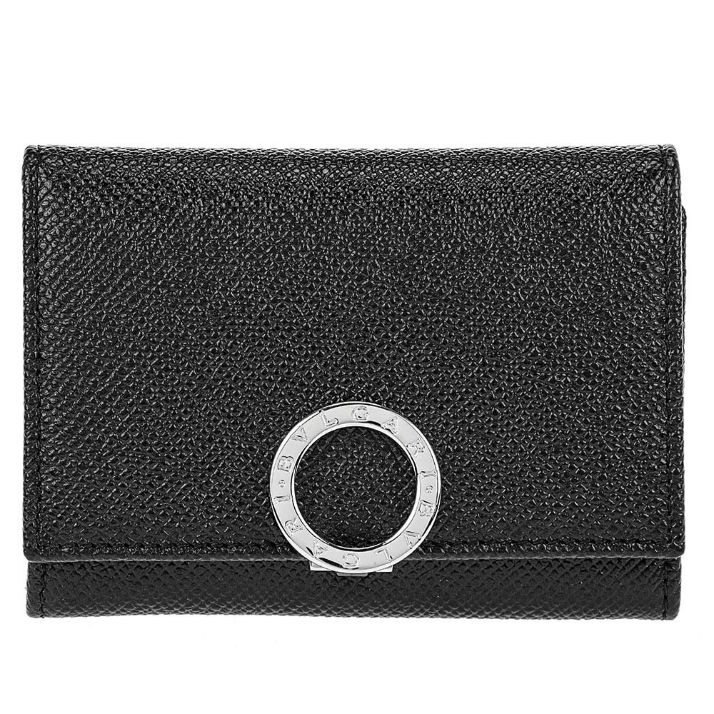 ブルガリ 30420 GRAIN/BLK 名刺入れ ブラック カードケース メンズ 男性用 レディース 女性用 BVLGARI 人気 ブランド おしゃれ おすすめ