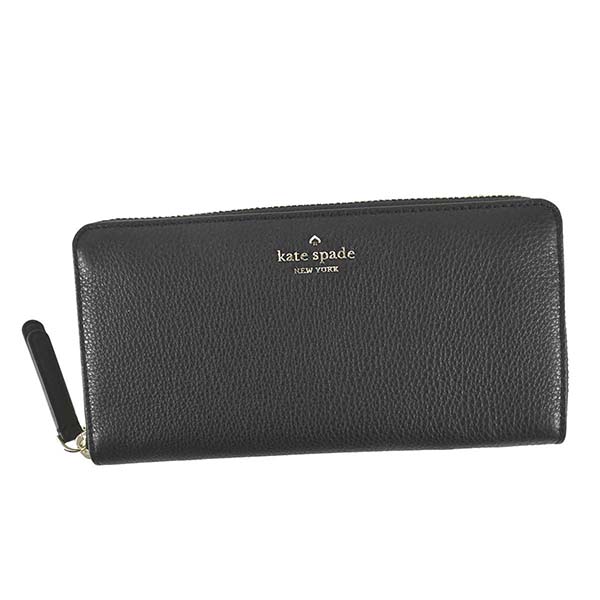 豪華 ケイトスペード F Wlru53 ラウンドファスナー長財布 小銭入れ有り Bk 001 ブラック Kate Spade ファクトリー レディース 女性用 人気 ブランド おしゃれ おすすめ お歳暮 Www Faan Gov Ng