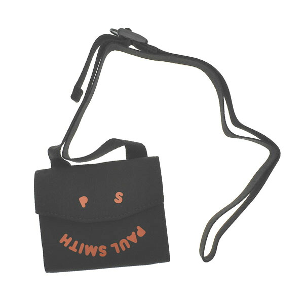 極点スミス M2A6822 GFACE 79 御釣り入れ BK コインケース ネックウォレット 黒いこと わらい顔 Paul Smith メンズ 成人男性用 一般受け ブランド名 今めかしい おすすめ [差し上げ物 就職祝い事 経あがる祝い事 父の日 クリスマス] （Z)