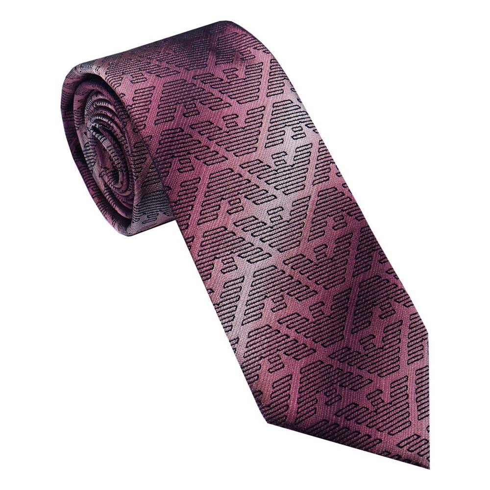エンポリオ アルマーニ ネクタイ 2022FWモデル 340075 2F620 01072 ROSA ANTICO ロゴ レッド系 EA EMPORIO ARMANI 人気 高級 ブランド 男性用 メンズ おしゃれ 成人式 就職祝い 父の日 バレンタイン クリスマス