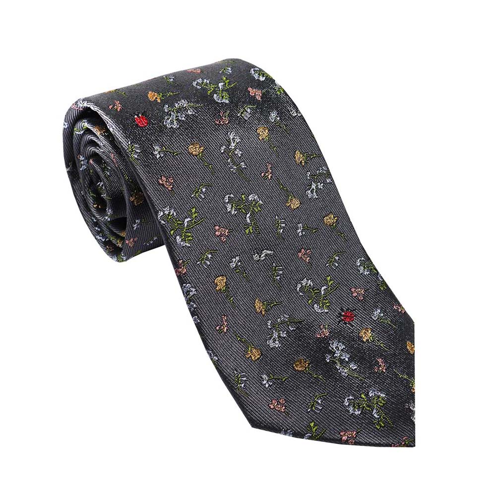 PAUL SMITH 極点スミス タイ FW22 M1A-0TIE-J41192-76 SLATE 薄墨色系 てんとう虫 薔薇 極点・スミス 一般受け 御膳上等 ブランド名 成人男性用 メンズ 今めかしい 成年者式 就職祝い事 父の日 バレンタイン クリスマス