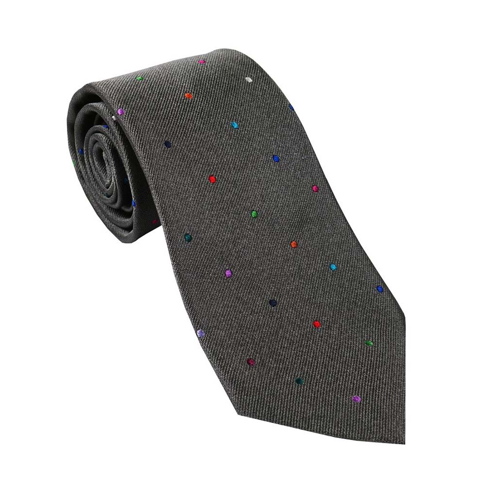 PAUL SMITH 極点スミス タイ FW22 M1A-0TIE-J41198-76 SLATE 薄墨色系 マルチ色合い一点 極点・スミス 一般受け 御膳上等 ブランド名 成人男性用 メンズ 今めかしい 成年者式 就職祝い事 父の日 バレンタイン クリスマス