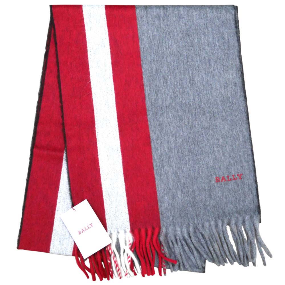 バリー マフラー スカーフ ショール BALLY ブラック系 ウール イタリー製 ギフト プレゼント bally6199211.jpg
