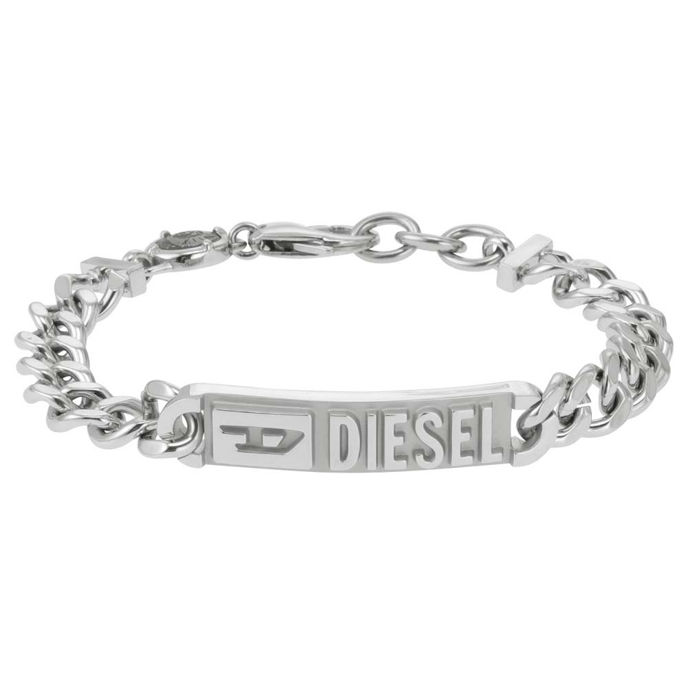 ディーゼル Diesel Dx ロゴ D プレート チェーン ブレスレット シルバー ブレイブマン モヒカン メンズ 男性用 アクセサリー 人気 ブランド クリスマス Andapt Com