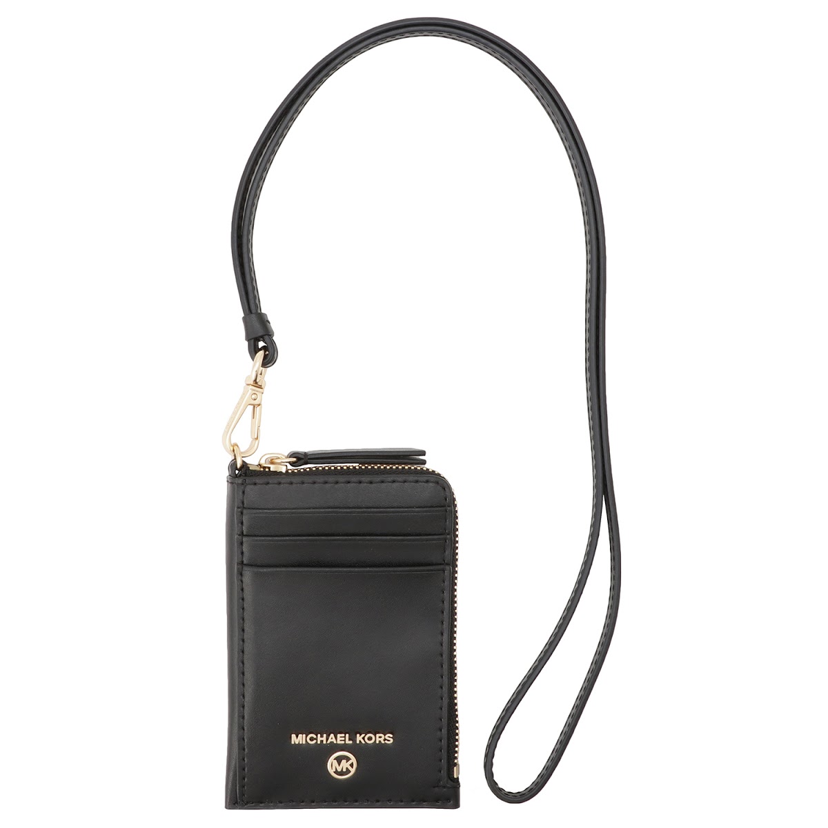 ブランドのギフト マイケルコース Michael Kors 34t0gt9n0l 001 Black ネックストラップ付 パスケース カードケース Jet Set Id Lanyard レディース 女性用 人気 ブランド おしゃれ おすすめ まとめ買い商品