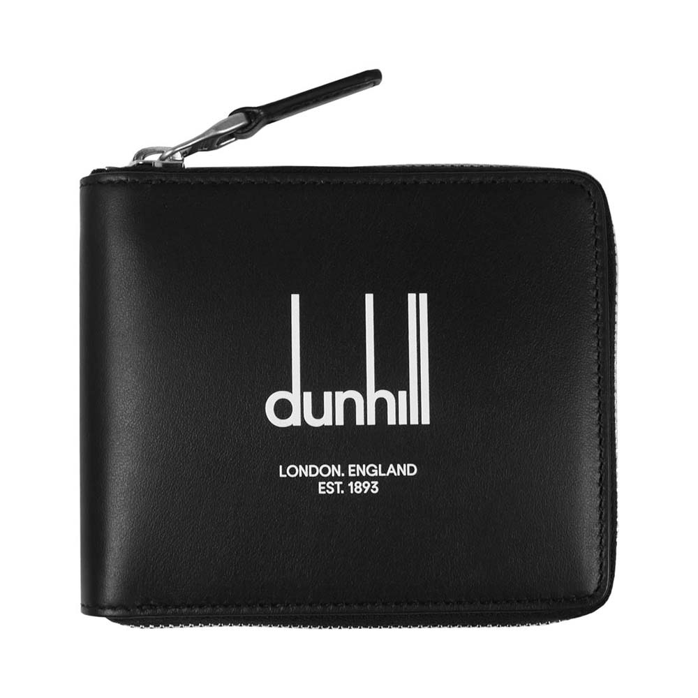 dunhill ダン吸血鬼 LEGACY ラウンドジッパー 二つ折り紙入れ 御釣り入れ有り 22R2355DP 黒いこと 一般受け 飛び切り ブランド名 成人男性用 メンズ 今めかしい 成年者式 就職祝賀会 父の日 バレンタイン クリスマス