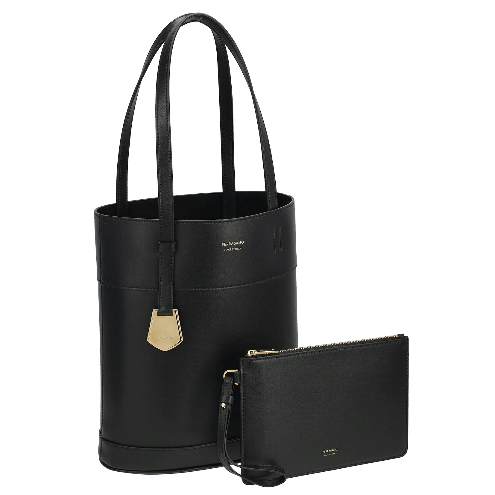 ★最終値下げ　フェラガモ　トートバッグ★ フェラガモ Ferragamo トートバッグ メンズ ブラック 240842 NER