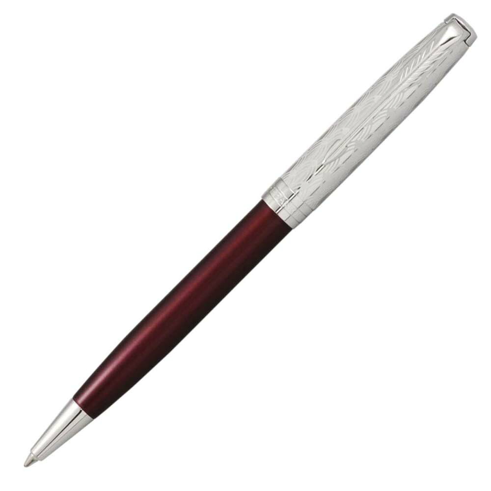 PARKER パーカー ソネット プレミアム メタル＆レッド CT 油性 ボールペン 2119783 国内正規品 ブランド筆記具 文房具 誕生日プレゼント クリスマス 父の日 母の日 就職祝い 入学祝い 卒業祝い 退職祝い