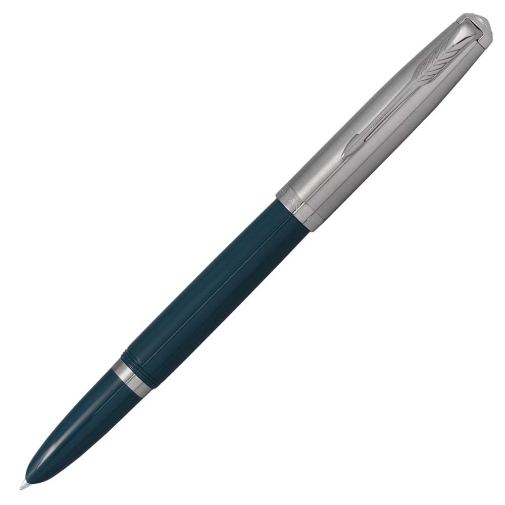 PARKER パーカー 51 ティールブルー CT 万年筆 F(細字) 2123509 国内正規品 海外メーカー メンズ レディース 男性用 女性用 [プレゼント 贈り物 包装 御祝 お祝い 父の日 クリスマス Xmas ]