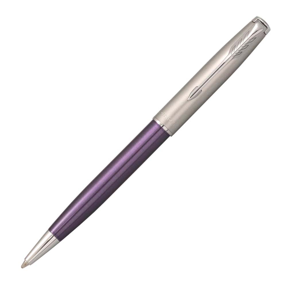 PARKER パーカー ソネット バイオレット＆サンドブラストCT ボールペン 2169388 国内正規品 ブランド筆記具 文房具 誕生日プレゼント クリスマス 父の日 母の日 就職祝い 入学祝い 卒業祝い 退職祝い