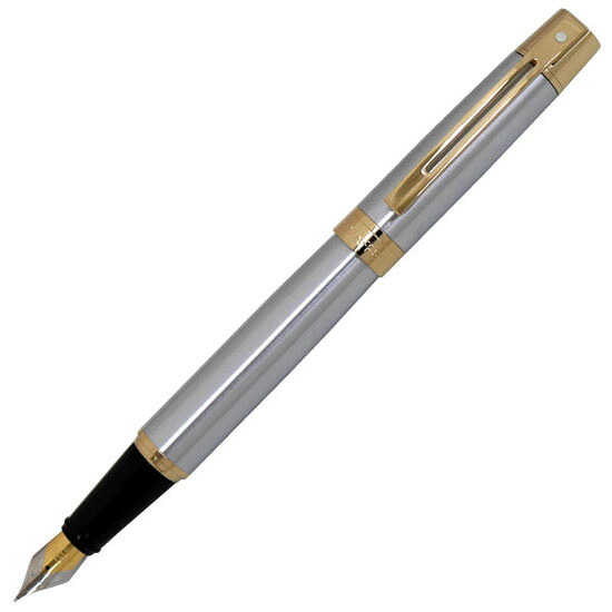 シェーファー 万年筆 300 ブラッシュトクロームＧＴ ペン先 M（中字） sgc9327pnm SHEAFFER 高級筆記具 ブランド 筆記用具 海外メーカー [成人式 就職祝い 母の日 父の日 バレンタイン ホワイトデー クリスマス] (コ) 6,100円