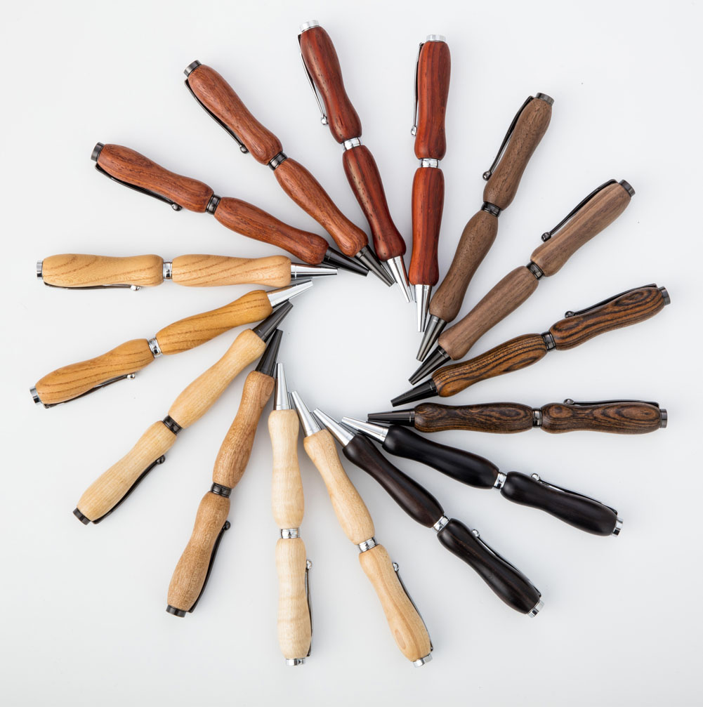 【楽天市場】F-STYLE Wood Pen 8Color 銘木ボールペン 花梨 カリン TWD 1601 日本製 天然木 油性ボールペン