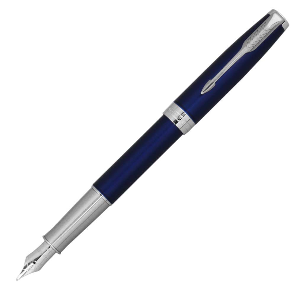 パーカー PARKER ソネット ブルーラッカー CT 万年筆 ペン先 F（細字） 1950885 高級筆記具 海外 ブランド メーカー [海外 ブランド メーカー 高級筆記具 ラッピング無料 ギフト プレゼント 成人式 お祝い 父の日 バレンタイン ホワイトデー クリスマス]｜Rocobi