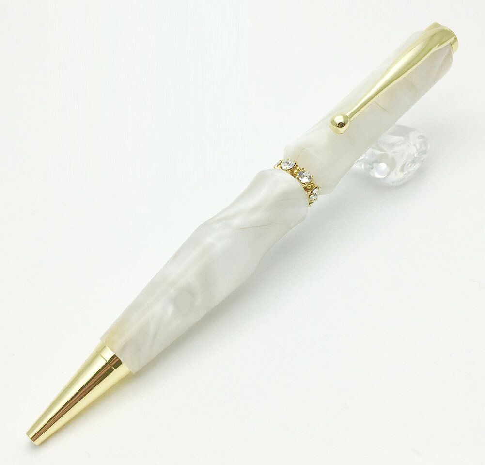 海外輸入 日本製 ホワイト Tas1701 スワロフスキーm3 White Ring Acrylic F Style 油性ボールペン コ おしゃれ Japan In Made Tas1701 Rashiastrologer Com