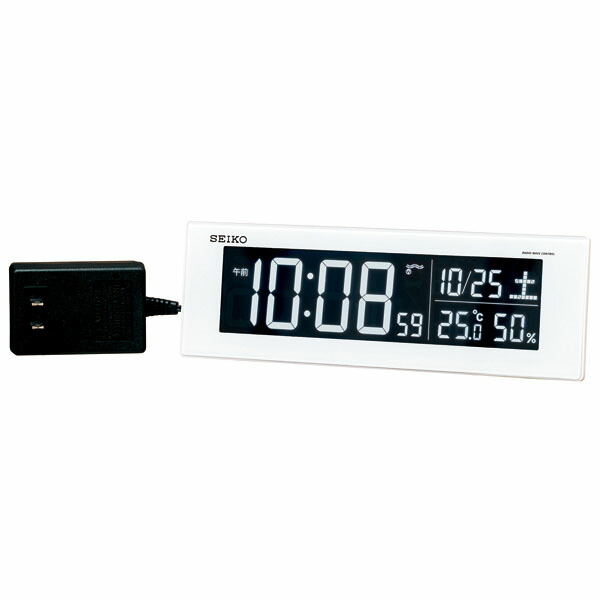 セイコー クロック 電波時計 目覚まし時計 DL305W シリーズC3 温度計 湿度計 日付 グラデーション デジタル 目覚し SEIKO CLOCK 贈り物 周年 創業 餞別 景品 竣工 父の日 母の日 定年 退職 入学 卒業 還暦 古希 長寿 結婚 引き出物 熨斗がけ 御礼 包装 ホールインワン|Rocobi