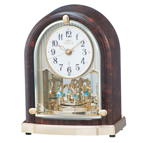 楽天市場】送料無料 セイコー エンブレム 電波時計 置き時計 HW579M