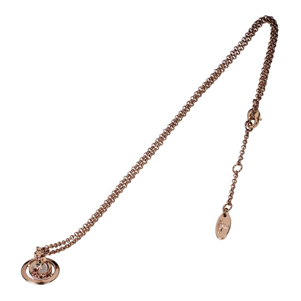 ヴィヴィアンウエストウッド ペンダント ネックレス PETITE 63020098 G002 ピンクゴールド ビビアン 女性用 アクセサリー ジュエリー 高級 人気 ブランド おしゃれ おすすめ 贈り物 ホワイトデー 母の日 クリスマス｜Rocobi