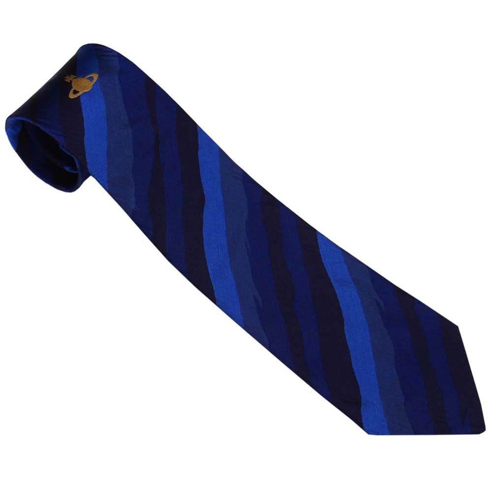 ヴィヴィアンウエストウッド タイ シワ産業 81050004 W001I K410-NAVYBLUE 8.5糎 NAVY BLUE ネイビーブルー 縞模様 差し上げ物 差し上げ物 荷拵え 御祝 祝い事 クリスマス Xmas