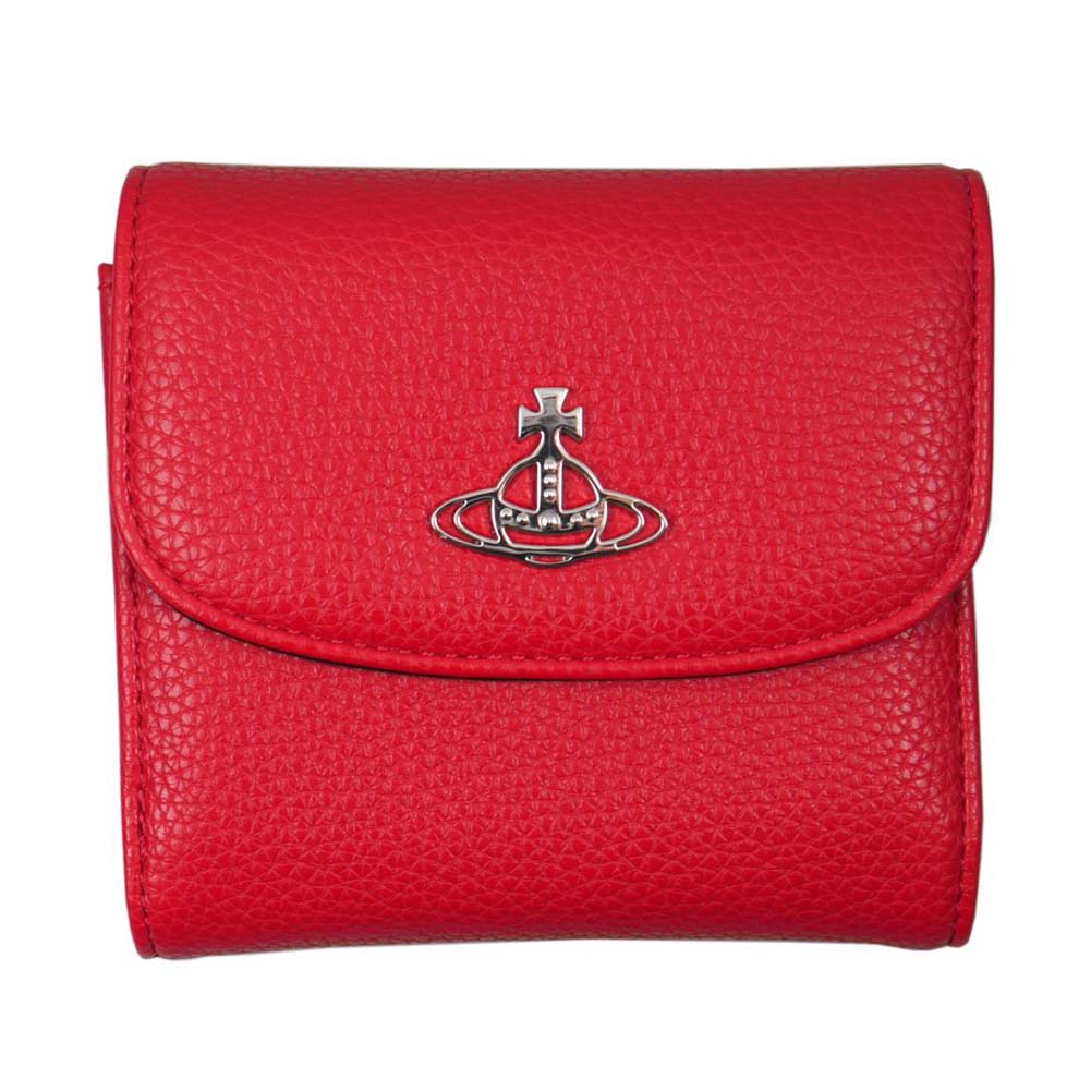 ヴィヴィアンウエストウッド JOHANNA 51070026 三つ折り財布 小銭入れ有り RED レッド No.12 Vivienne Westwood レディース メンズ 女性用 男性用 人気 ブランド おしゃれ 母の日 父の日 クリスマス
