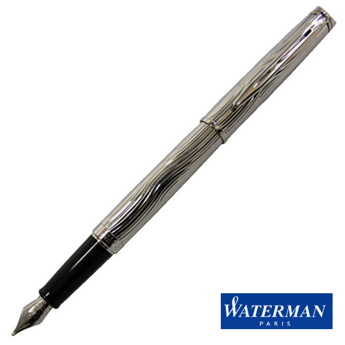 ウォーターマン 万年筆 メトロポリタン デラックス メタルCT DX 細身 スリム WATERMAN 高級筆記具 ブランド 筆記用具 海外メーカー [成人式 就職祝い 母の日 父の日 バレンタイン ホワイトデー クリスマス] (コ)