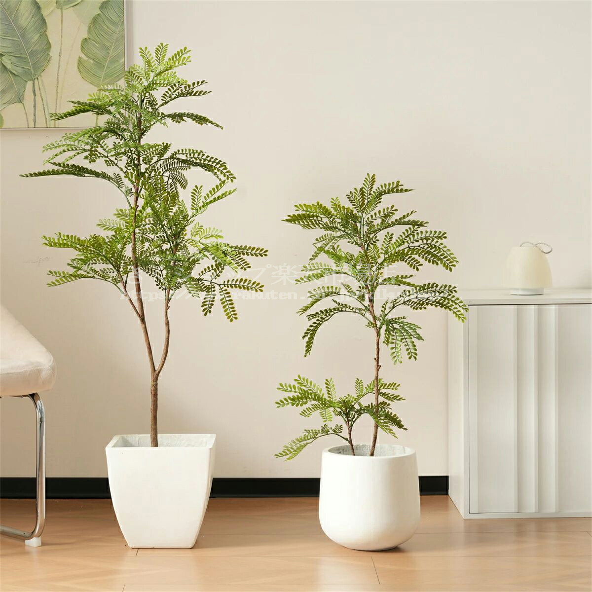 観葉植物 フェイク 100cm ジャカランダ の木 の木 フェイクグリーン 人工観葉植物 大型 水性塗料 造花 ホテル インテリア リアル おしゃれ お祝い 樹 木 室内