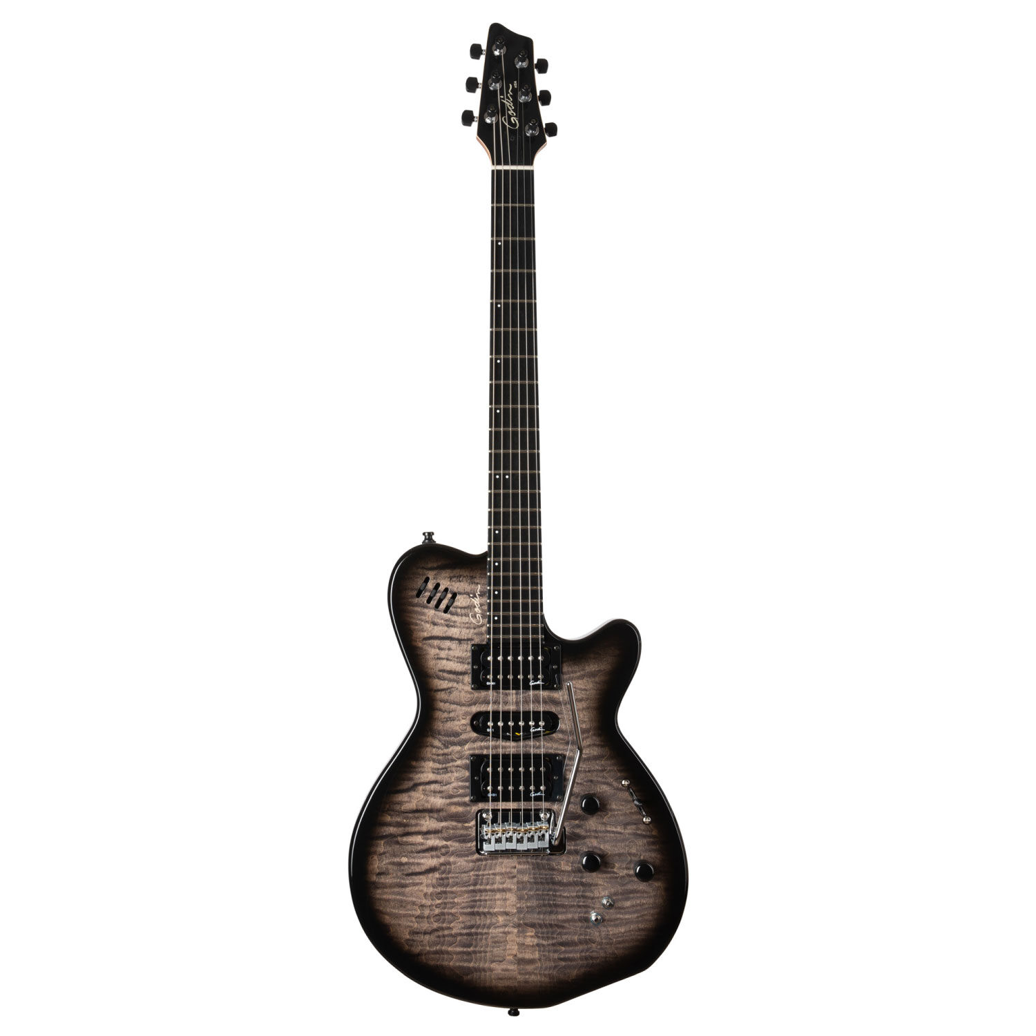 Godin Guitars xtSA Flame (Trans Black) | ゴダン エレキギター