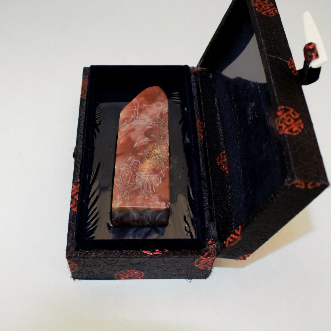 楽天市場】高級篆刻印材 『昌化石印材』 錦箱入り 書 書法 篆刻 印材