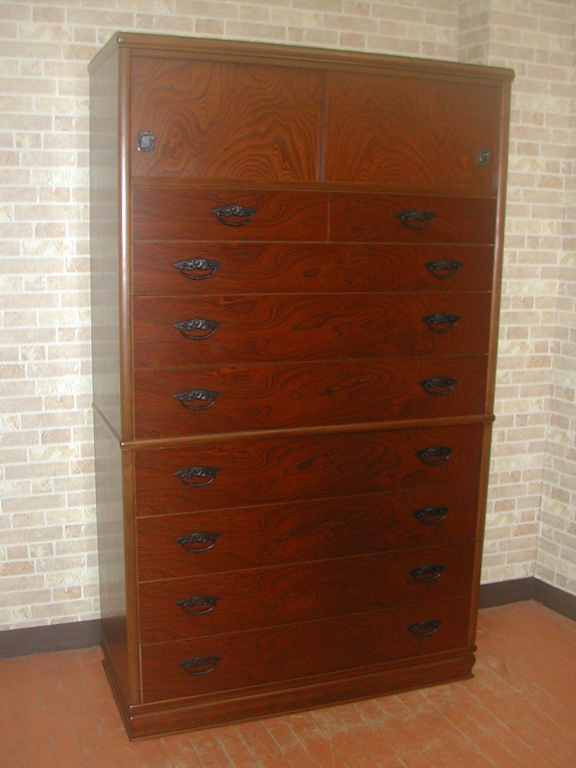 楽天市場】【送料無料】欅 時代箪笥 NR-9/ケヤキ タンス チェスト 和