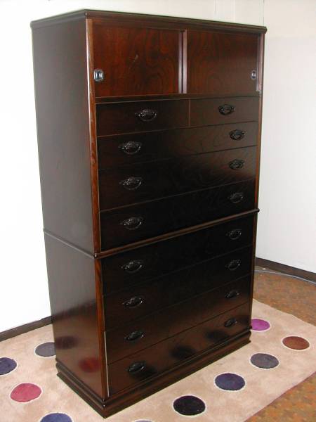 楽天市場】【送料無料】欅 時代箪笥 NR-9/ケヤキ タンス チェスト 和