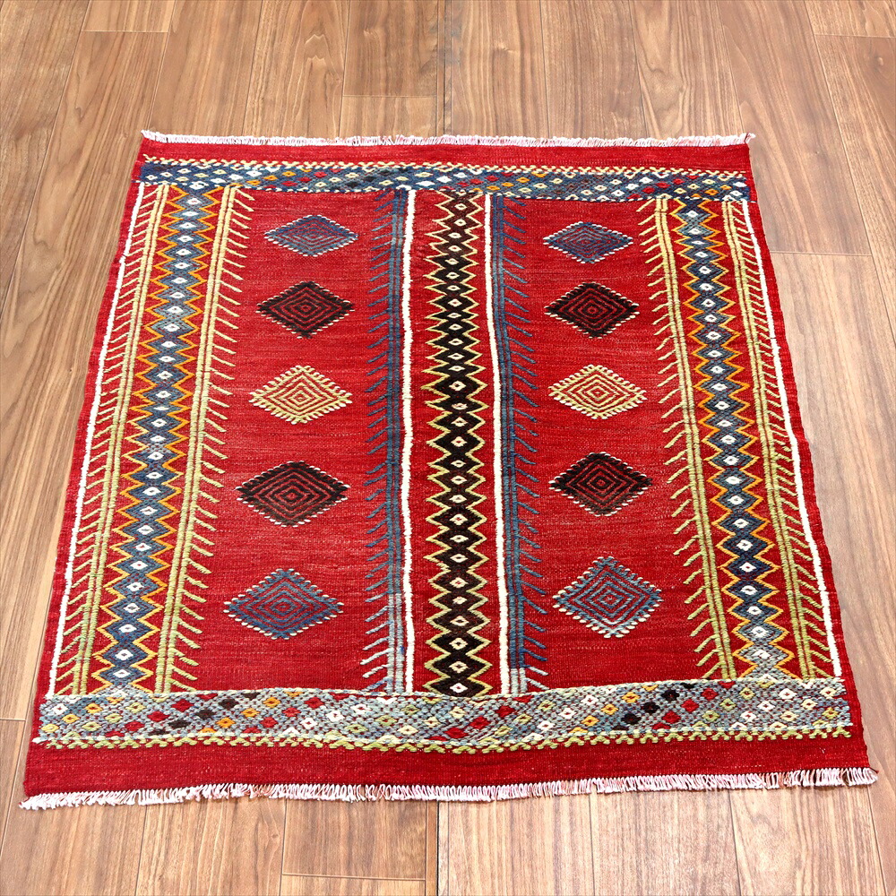 【15%OFFクーポン対象】オールドキリム フェティエ101×93cm ソフラ ジジム