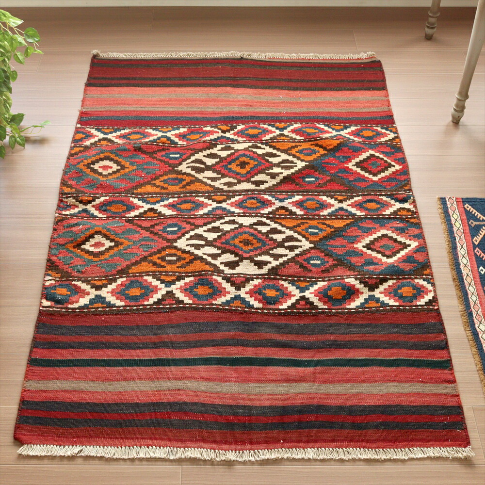 楽天市場】オールドキリム マナストゥル/ヤストゥク97×62cm