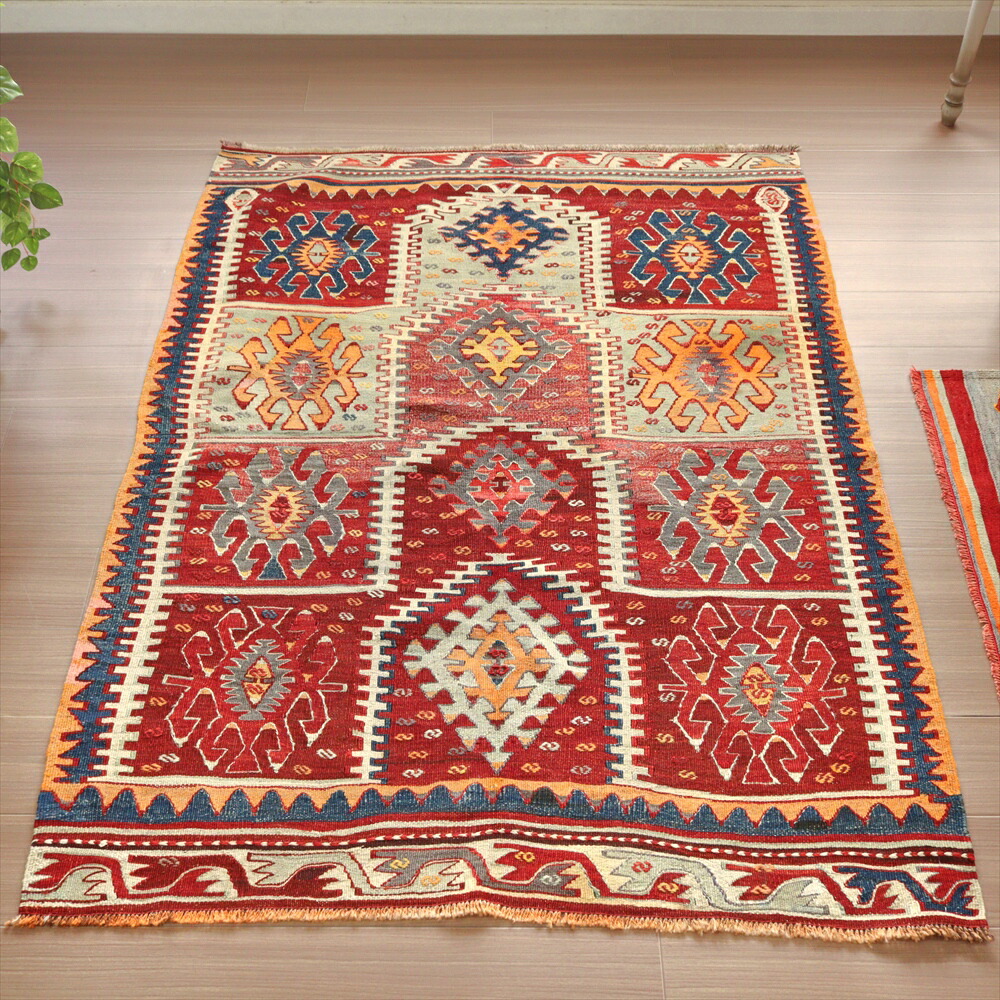 楽天市場】【15%OFFクーポン対象】オールドキリム アダナレイハンル