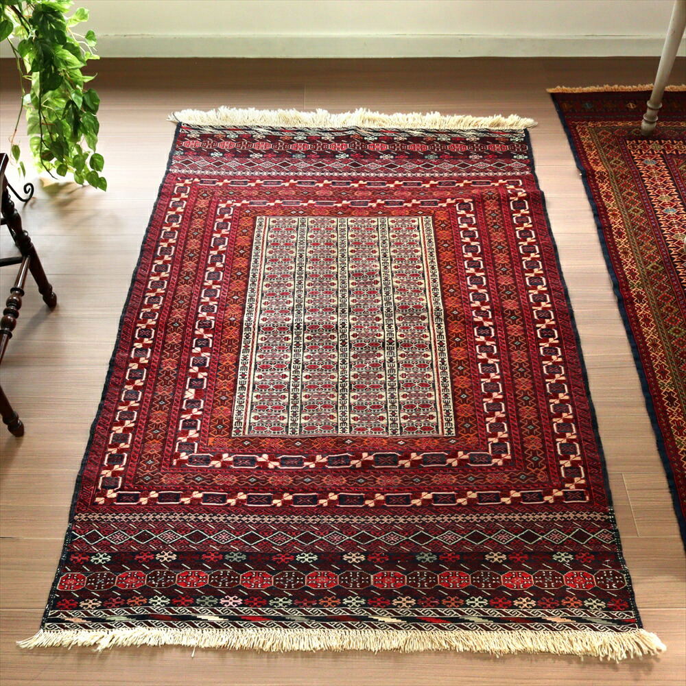 楽天市場】ベルベル族のオールドキリム モロッコ 191×117cm