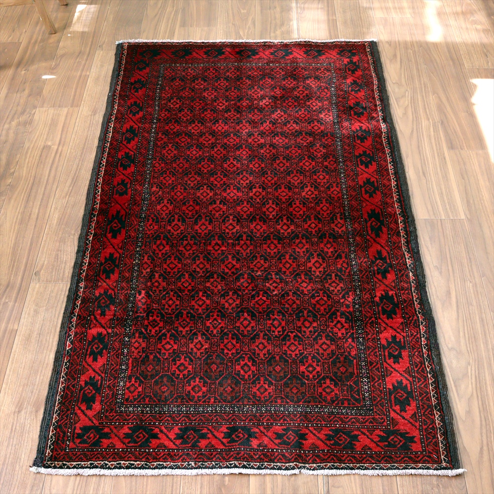 バルーチ 264×148cm トライバルラグ ペルシャ絨毯-