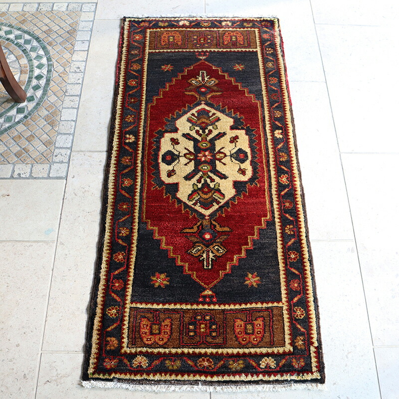 楽天市場】【15%OFFクーポン対象品】トライバルラグ トルコ絨毯 手織り