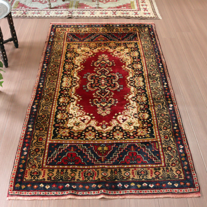 楽天市場】【15%OFFクーポン対象品】トルコ絨毯 手織りラグ