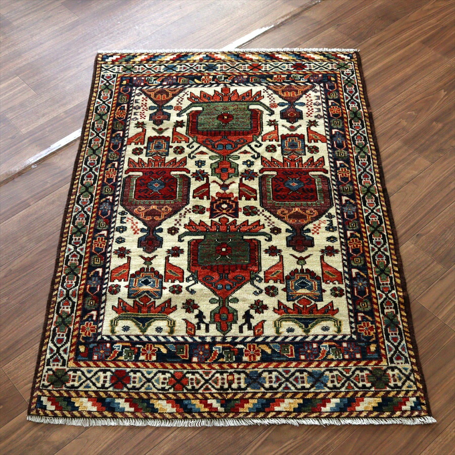 楽天市場】トルコ絨毯 手織りラグ ミラス 174×96cm ブラウン系 花の