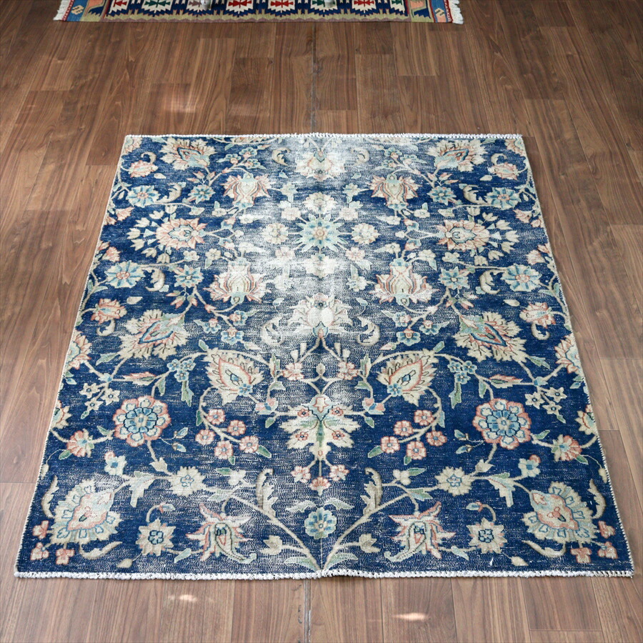 楽天市場】オーバーダイド ヴィンテージラグ ターコイズブルー 265