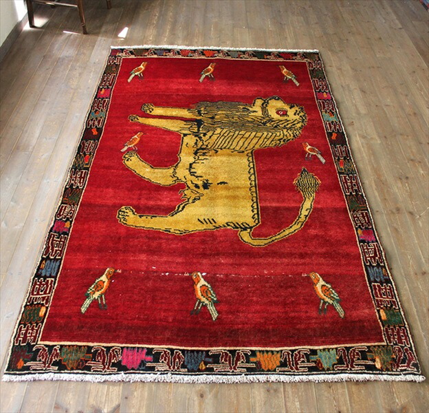 楽天市場】NORTEのリビングサイズギャベ ライオンギャベ 185×125 NRT