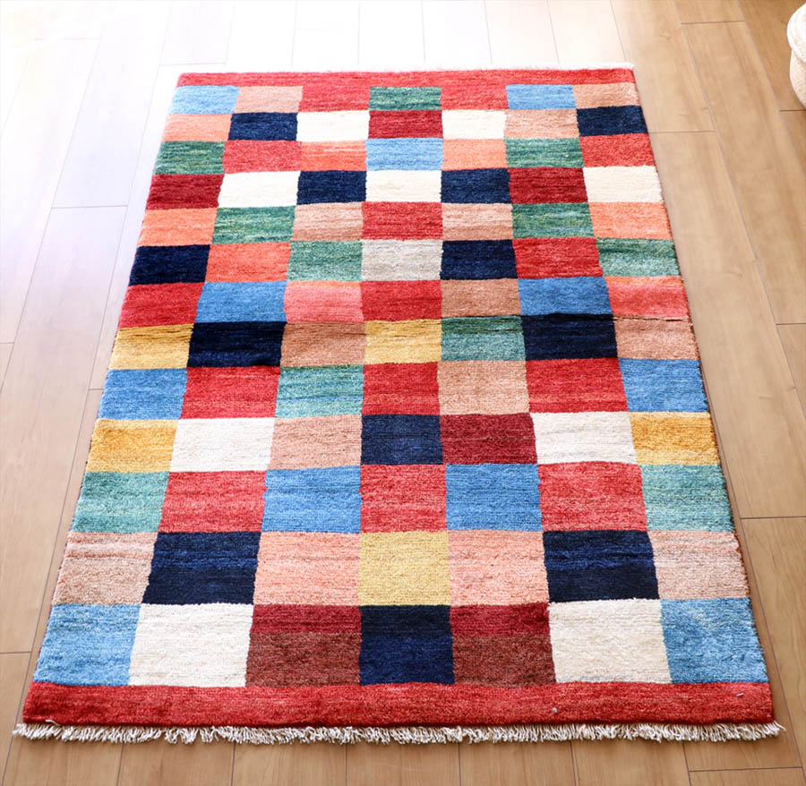 楽天市場】【15%OFFクーポン対象】ギャッベ イラン産手織り 座布団