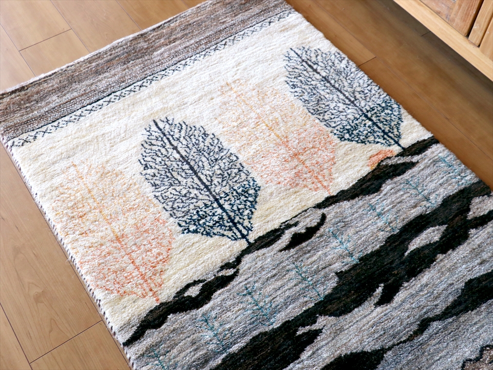 値下げしました】イラン製ギャッベ Hand knotted Carpet-