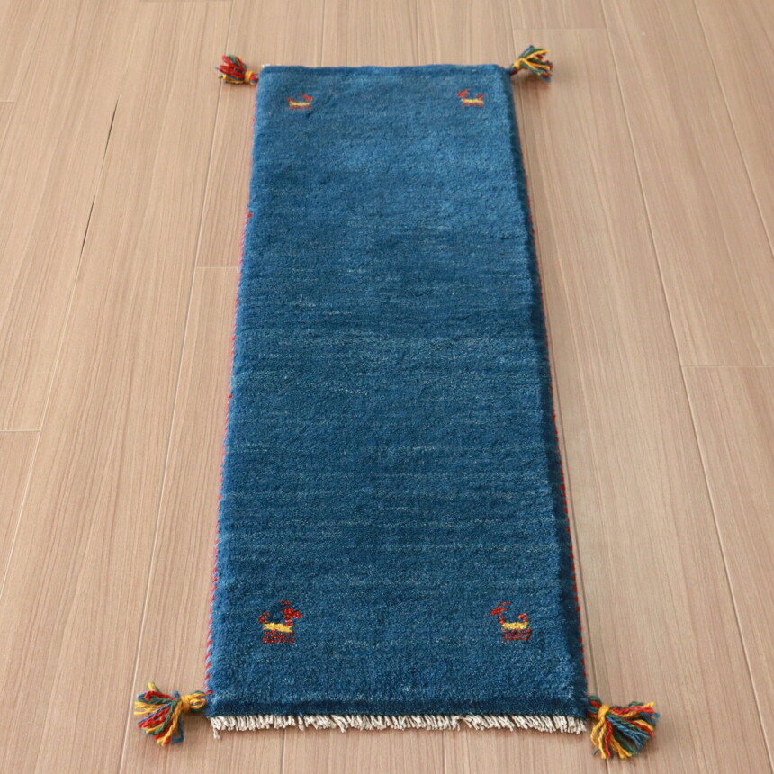 楽天市場】【15%OFFクーポン対象】ギャッベ イラン産 手織り 120×43cm