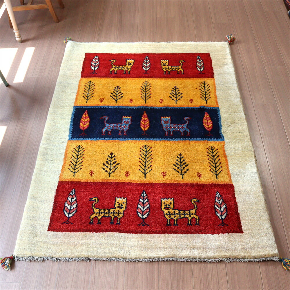 楽天市場】【15%OFFクーポン対象】ギャッベ イラン製 カシュガイ族