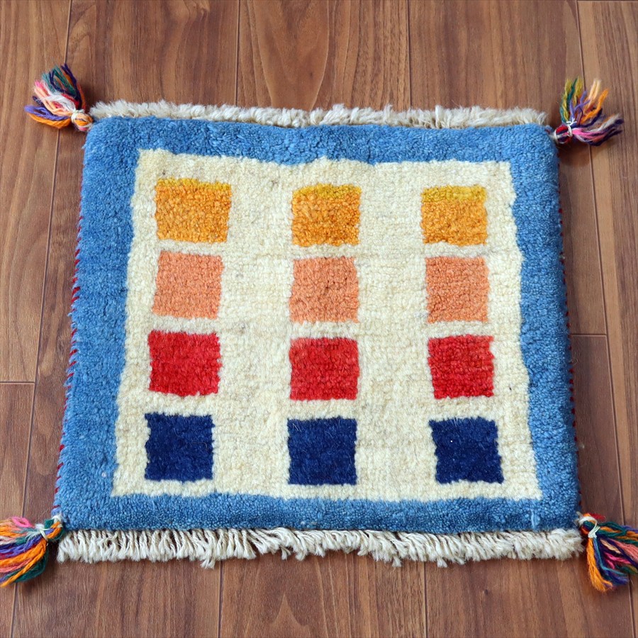 楽天市場】ギャッベクッションカバー40cmサイズ/イラン製手織り