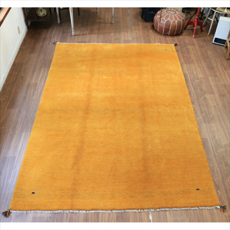 楽天市場】ギャッベ カシュカイ族の手織りラグ 142×102cm レッド