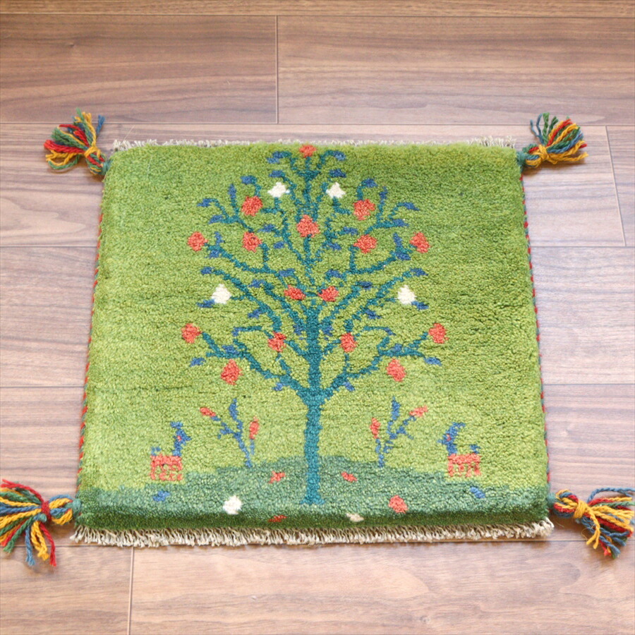 楽天市場】【15%OFFクーポン対象】ギャッベ イラン産手織り 座布団