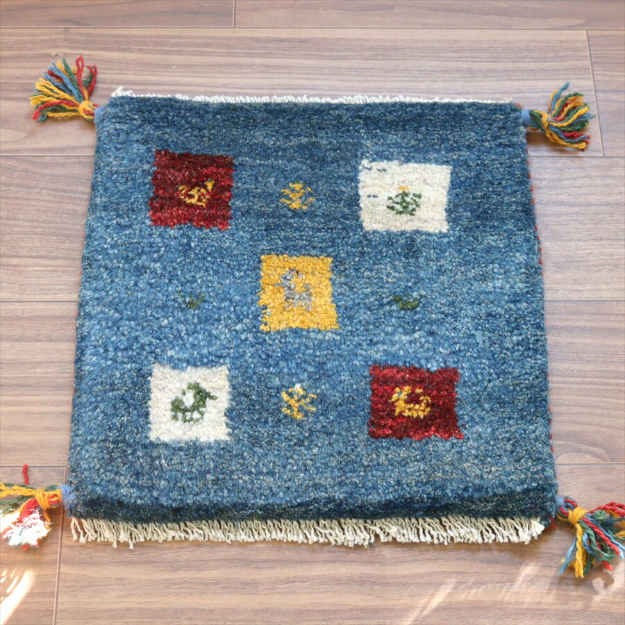 楽天市場】ギャッベクッションカバー40cmサイズ/イラン製手織り