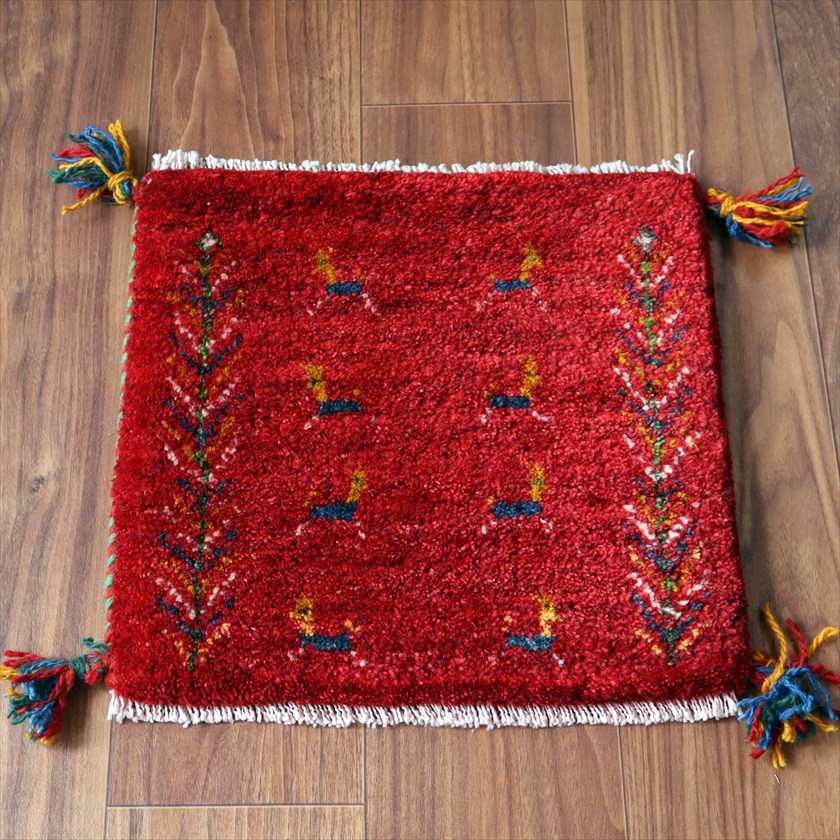 楽天市場】【15%OFFクーポン対象】ギャッベ イラン産手織り 座布団